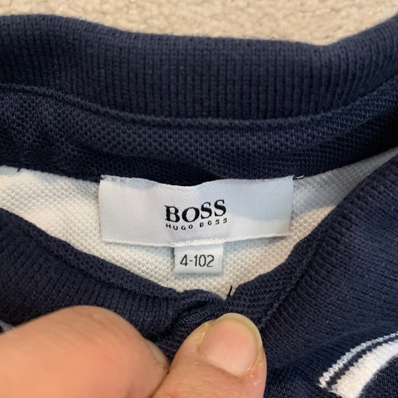 Hugo boss toddler boys polo shirt size 4 (102cm) - Picture 3 of 6